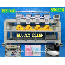 ELUCKY 4 Head 850 SPM Computerized Knitting /Cap /Flat Embroidery Machine